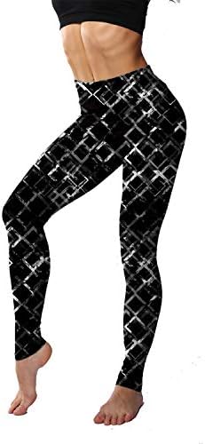חותלות של Svogue Vaner לנשים מודפסות מותניים גבוהות במיוחד מכנסי יוגה רכים אולטרה אימון נוח חותלות אופנה