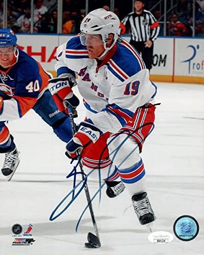 בראד ריצ'רדס חתם על צילום הוקי 8x10 עם JSA COA - תמונות NHL עם חתימה