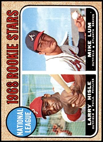 1968 Topps 579 NL טירונים לארי הייל/מייק לום פיליז/Braves NM/MT Phillies/Braves