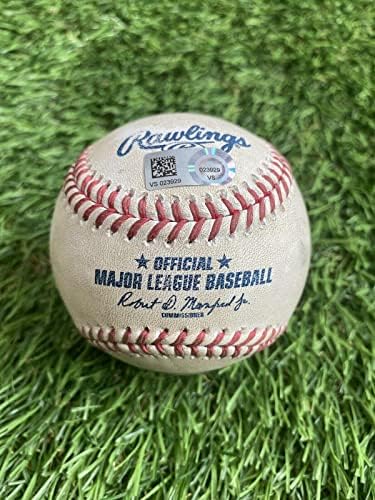 משחק אסטרוס של ג'סטין ורלנדר יוסטון השתמש בבייסבול שביתה קריירה K 2998 - משחק MLB השתמש בייסבול