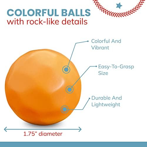 סט כדורי החלפה רב-צבעוני עבור משאית זבל של ווט-טק / כדורי רוק צבעוניים ותוססים התואמים לצעצוע בניית