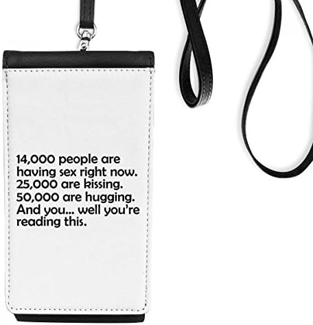 ציטוט כלב יחיד בכיס ארנק טלפון של יום האהבה כיס נייד כיס שחור