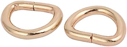 X-DREE 16 ממ רוחב פנימי סגסוגת אבץ סגסוגת אבץ טבעת טבעת D טבעת זהב 10 יחידות (16 ממ דה אנצ'ו Interno