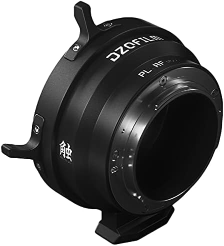 מתאם תמנון DZOFILM לעדשת PL-Mount למצלמת Canon RF-Mount, שחור