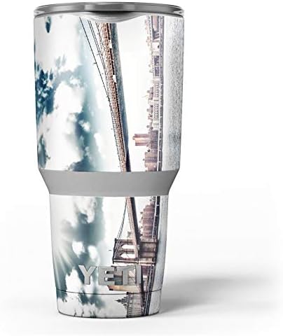 תכנן Skinz Overlook NYC Loop - ערכת עטיפת ויניל מדבקות עור תואמת את כוסות הכוס הקירור של Yeti Rambler