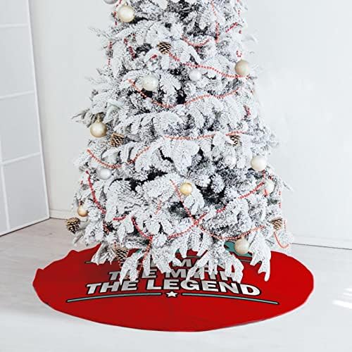 פאפא האיש המיתוס האגדה חצאית עץ חג המולד וינטג 'קישוטי חג המולד קישוטי חג המולד למסיבת השנה החדשה לחג