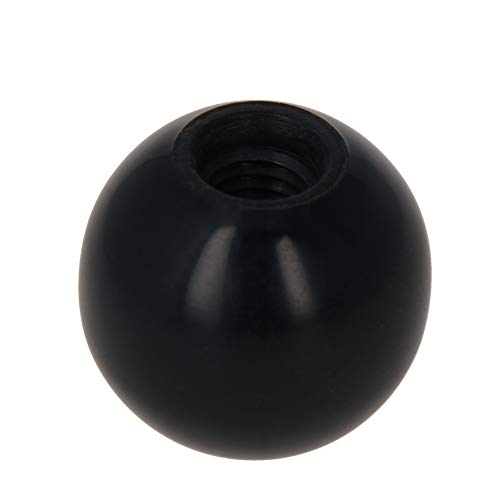 בטומשין 10 יחידות ידית כדור תרמוסט מ '8 חוט נשי ידית בקליט 25 מ מ / 0.98 קוטר ידית כדורית שפה חלקה שחור