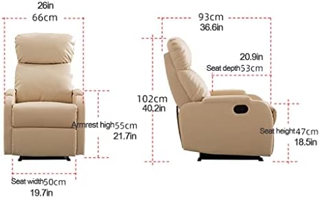כיסא עיסוי עם משענת גב ומנוחה ברגליים יופי יופי כיסא סטיילינג עור נוח כורסה חשמלית כורסה רגל שולחן עיסוי