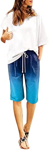 Miashui תחת מכנסי חצאית לנשים נשים מדפיסים קיץ הדפסים מותניים גבוהים בתוספת מכנסיים קצרים בגודל שרוך