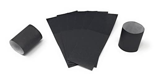 N. F. String & Son Black Paper Blands מפית עם דבק איטום עצמי, 25/חבילה
