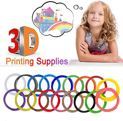 צבעים 18 עט נימה 3D Creative 3D תלת מימד תחביבים הדפסת בית השתקפות DIY עט כדורים