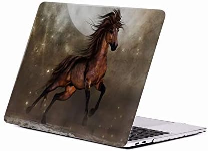 עיצובים של תיק ראש מורשה רשמית סימון גאטרווה סוסים חומים קשיחים קשיחים תואם ל- MacBook Pro 13 A1989
