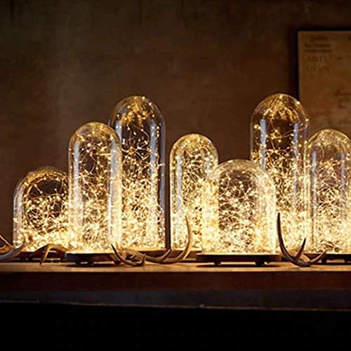 Vista חנויות Sheeny Shiny 40 מיני LED לוהטות ב -2 חבילות של 20, נוריות LED אטומות למים המופעלות על סוללה