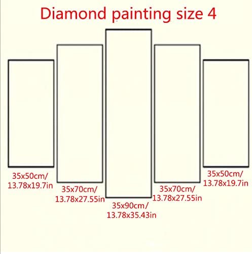 5 מארז 5 ד ערכות ציור יהלומים למבוגרים למתחילים תרגיל מלא עשה זאת בעצמך יהלומי אמנות ריינסטון צלב תפר