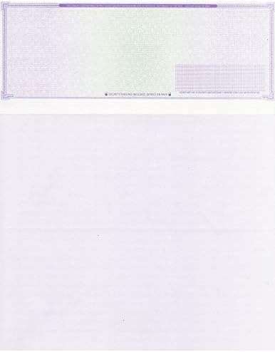 קומפוצ 'קים - 500 נייר מלאי ריק עם אבטחה גבוהה - צ' קים למעלה-הדפס קל ומאובטח מהמחשב שלך, משקל הנייר