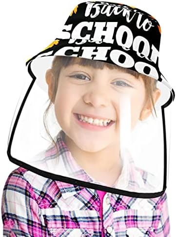 כובע מגן למבוגרים עם מגן פנים, כובע דייג כובע אנטי שמש, עלה מייפל סתיו לבית הספר