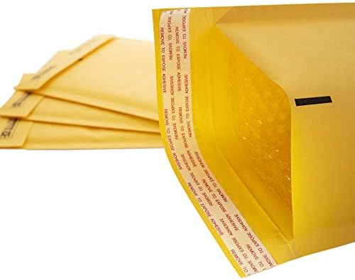 בזיק קראפט בועת הדיוורים 0 6 איקס 9.25 עצמי חותם סגירה, מרופד כרית מעטפת, צהוב דיוור חינם מעטפות נייר