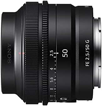 Sony Fe 50mm F2.5 גרם עדשת G Ultra-Compact מסגרת מלאה