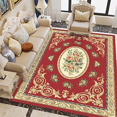 חיצוני פטיו שטיח חיצוני פטיו שטיח אדום רטרו למבוגרים שינה אוכל אזור בטיחות רעש הפחתת שטיח מחצלת 160