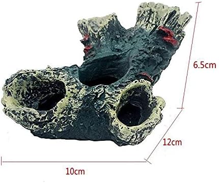 אקווריום קישוט עץ מזלג דגי שרימפס להסתיר מערת עץ קישוטי דגי טנק גינון דקור אקווריום אבזרים