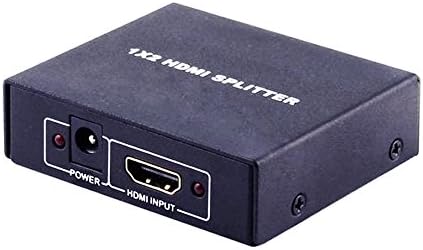 מתג מטריקס HDMI, HDCP HDMI מפצל מלא HD 1080P וידאו מתג HDMI מתג 1x2 פיצול 1 ב -2 מגבר תצוגה כפולה עבור
