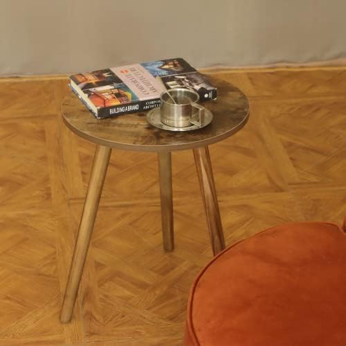 שולחן צד אוואסן עגול, שולחן צד קטן שולחן מבטא קצה מודרני לסלון חדר שינה משרדים חללים קטנים, 16ד על 19.5