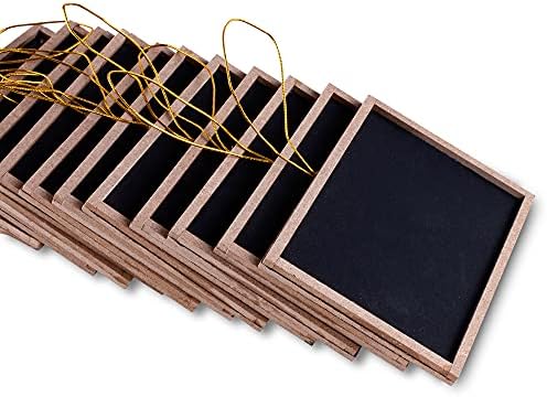 שקע סופר זי מיני 3 איקס 4 מלבן מסגרת עץ תליית לוח גיר לאמנויות ומלאכות, מספור שולחן, צד טובה