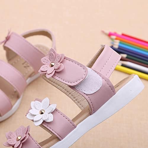 ילדים בקיץ ילדים סנדלים אופנה נערות פרחים גדולות נעלי נעלי הליכה נעליים לתינוקות