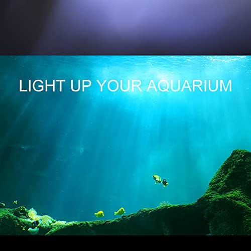 מנורת מהדק אקווריום גמישה, קליפ קיר מיכל דגים על רצועת אור לד עם מעטפת סגסוגת אלומיניום - 220 וולט 14