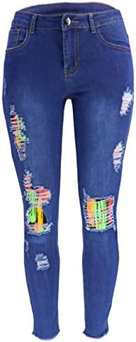 מיאשוי הרזיה ז 'אן נשים של ג' ינס גבוהה מותן למתוח ג 'ינס מכנסי עיפרון גודל ג' ינס