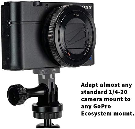מתאם מצלמה הר -ההמרה מתאם חצובה מתאים למערכת אקולוגית של GoPro למצלמות פעולה ואביזרים סטנדרטיים אחרים