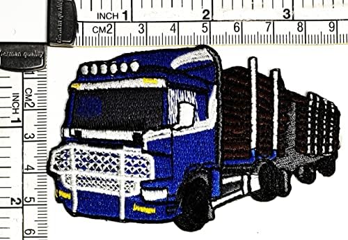 קליינפלוס 2 יחידות. מפעל מטען משאית קריקטורה רקום ברזל על לתפור על תג עבור ג ' ינס מעילי כובעי תרמילי