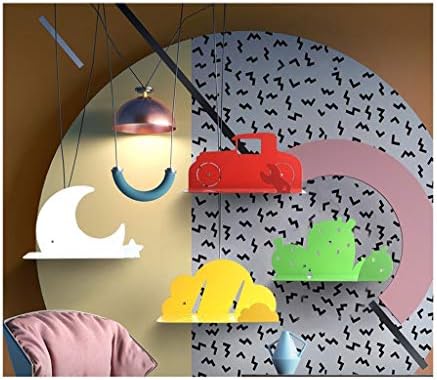 HTLLT אחסון תצוגת מדף מדף יצירתי מדף דקורטיבי יצירתי קיר מחושל קיר אחסון אחסון מחיצת חדר ילדים חדר שינה