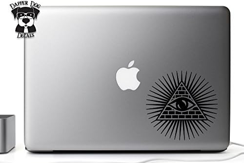 כולם רואים עין 5 אינץ 'מדבקת מדבקות ויניל עבור MacBook Air Pro מחשב נייד מחשב אוטומטי מתנה נהדרת מחשב