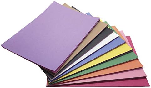 נייר בנייה לילדים, 9X12 אינץ ', צבעים שונים, 500 גיליונות - 1465886 ואלמר נעלמים מקלות דבק סגולים, רחיצה,