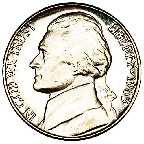 1965 SMS Jefferson Nickel Choice Uncirulated Us Mint