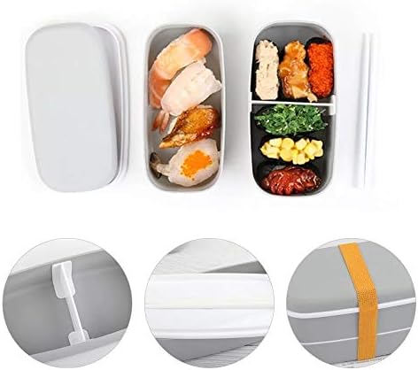 Lkkybooa קופסת בנטו חדשה חומר פלסטיק מקרר מזון קופסת שמירה טרייה קופסת ארוחת צהריים שכבתית כפולת שכבה