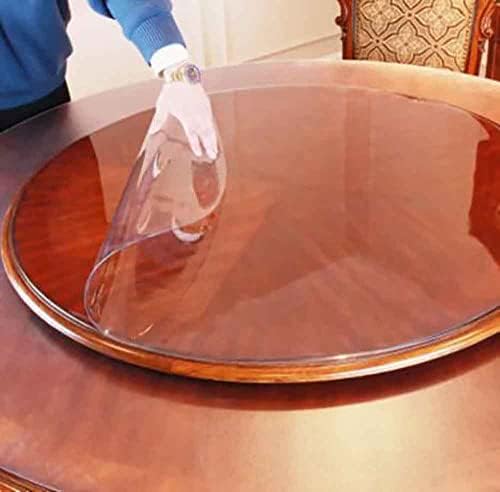 פרקלה עגולה עגולה מפלסטיק שולחן שולחן שולחן מגן ריהוט עיגול כיסוי ויניל עמיד למים PVC עמיד חום לחום