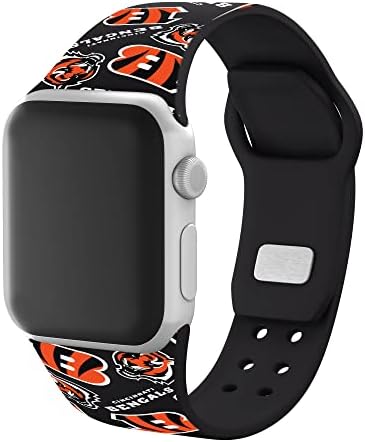 זמן המשחק Cincinnati Bengals HD Watch Band תואם ל- Apple Watch