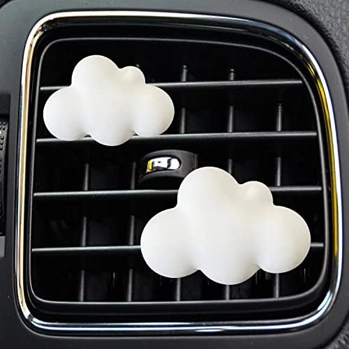 2 מחשבים קטעי אוורור אוויר עננים, חמוד מכונית ענן מטהרי אוויר מטהרי אוורור קטעי אוור