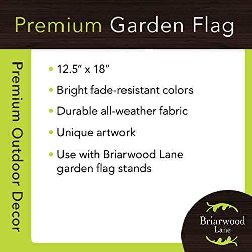 קרדינלים של Briarwood Lane מופיעים דגל האביב גן ציפורים פרחוניות 12.5 x 18