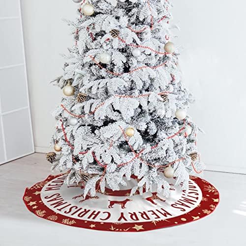 צללית כלבים חצאית עץ חג המולד, מחצלת בסיס עץ עץ כלב חג המולד, מחצלת עץ עץ כלב חג המולד, מחצלת עץ עץ