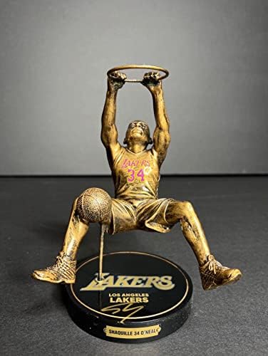 פסלון ברונזה חתום על שאקיל אוניל - צלמיות NBA עם חתימה