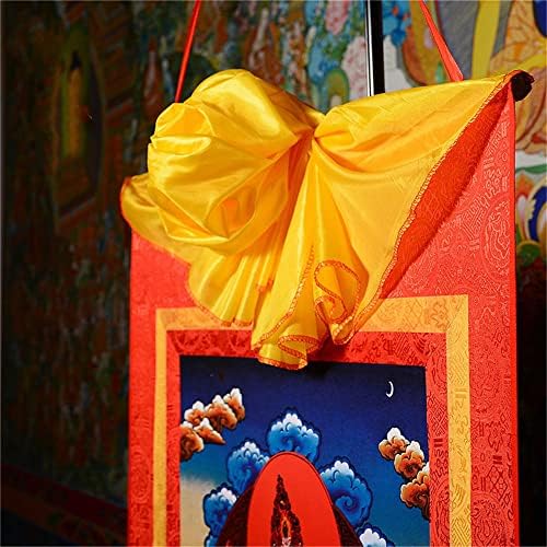 גנדהאנרה טיבטי ת'אנגקה קיר תלויה, חמש צורות של מנג'וסרי, ציור טאנגקה בודהיסט, Thangka Brocade, שטיח