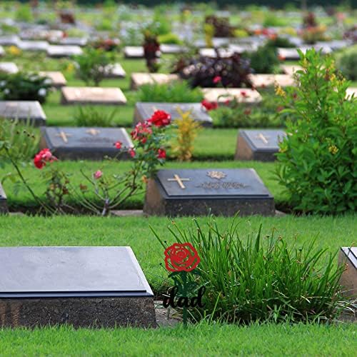 פלופיה של יום האב הזיכרון לקישוטים קברים לבית העלמין קבר פלאק סמני עניין מתכת אבא פלאק סימפטיה גן עמיד