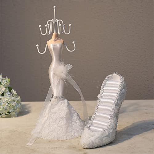 תכשיטי נסיכת מדף תכשיטי שרשרת מדף תצוגת תכשיטי אחסון מתלה מתנה לחתונה