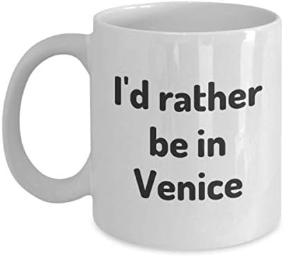 אני מעדיף להיות בכוס התה של ונציה מטייל עמית לעבודה חבר מתנה איטליה ספל נסיעות נוכח