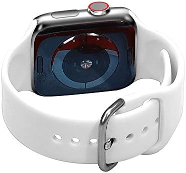 פס ספורט תואם לפס שעון Apple 38 ממ 40 ממ 41 ממ 42 ממ 44 ממ 45 ממ, רצועת סיליקון רכה תואמת לסדרת Apple