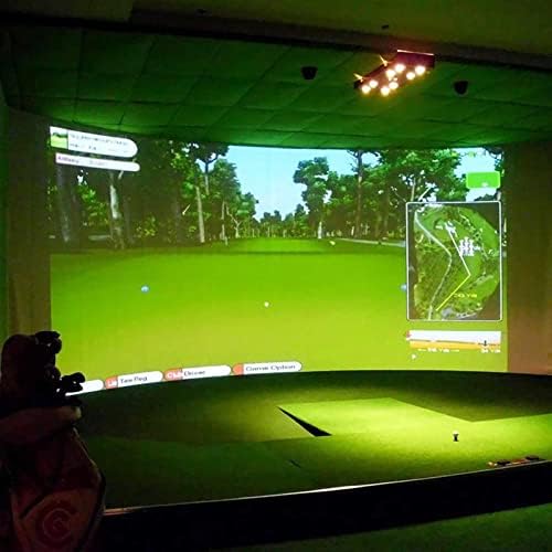 FZZDP גולף סימולטור סימולטור השפעה תצוגה מסך הקרנת מסך מקורה חומר בד לבן גולף תרגיל גולף יעד