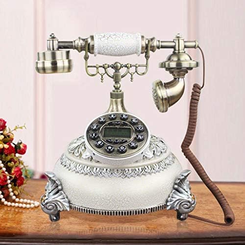 QDID טלפון עתיק קווי, טלפון אמריקאי טלפון קבוע משרד וינטג 'טלפון רטרו למלון בית ומשרד 252825 סמ